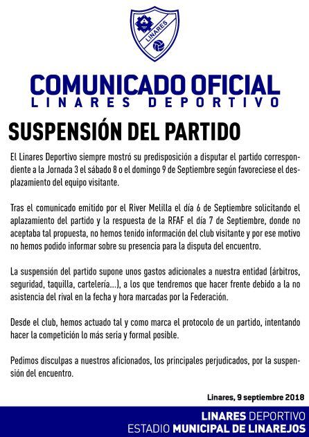 Comunicado Oficial