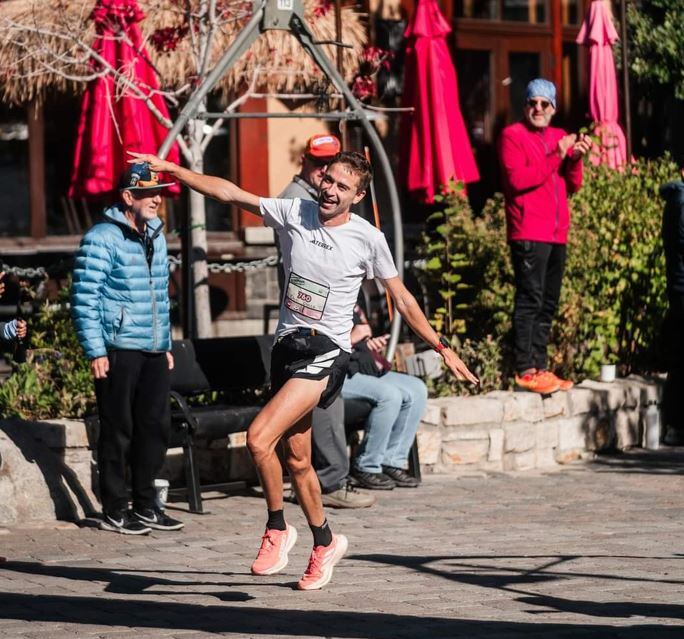 Dani Osanz entraba feliz en la meta de la Mammoth 26k