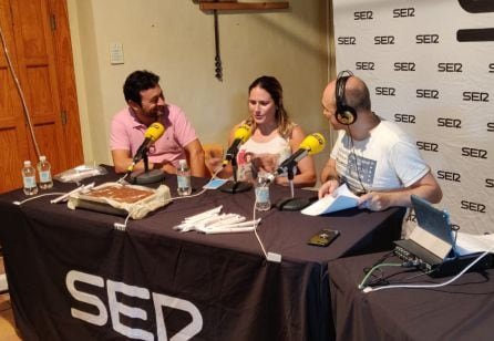 De esquerra a dreta: Santi Hernández, Patricia Andreu i Quique Lencina