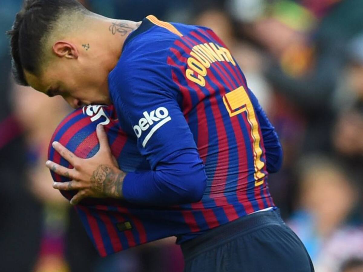 El Barcelona pierde a Coutinho por una rotura muscular
