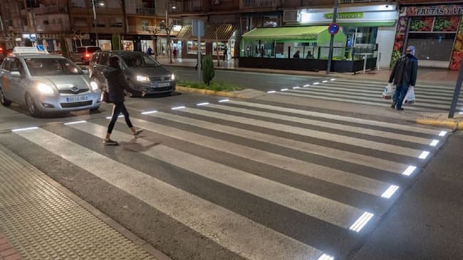 Pasos de peatones inteligentes.