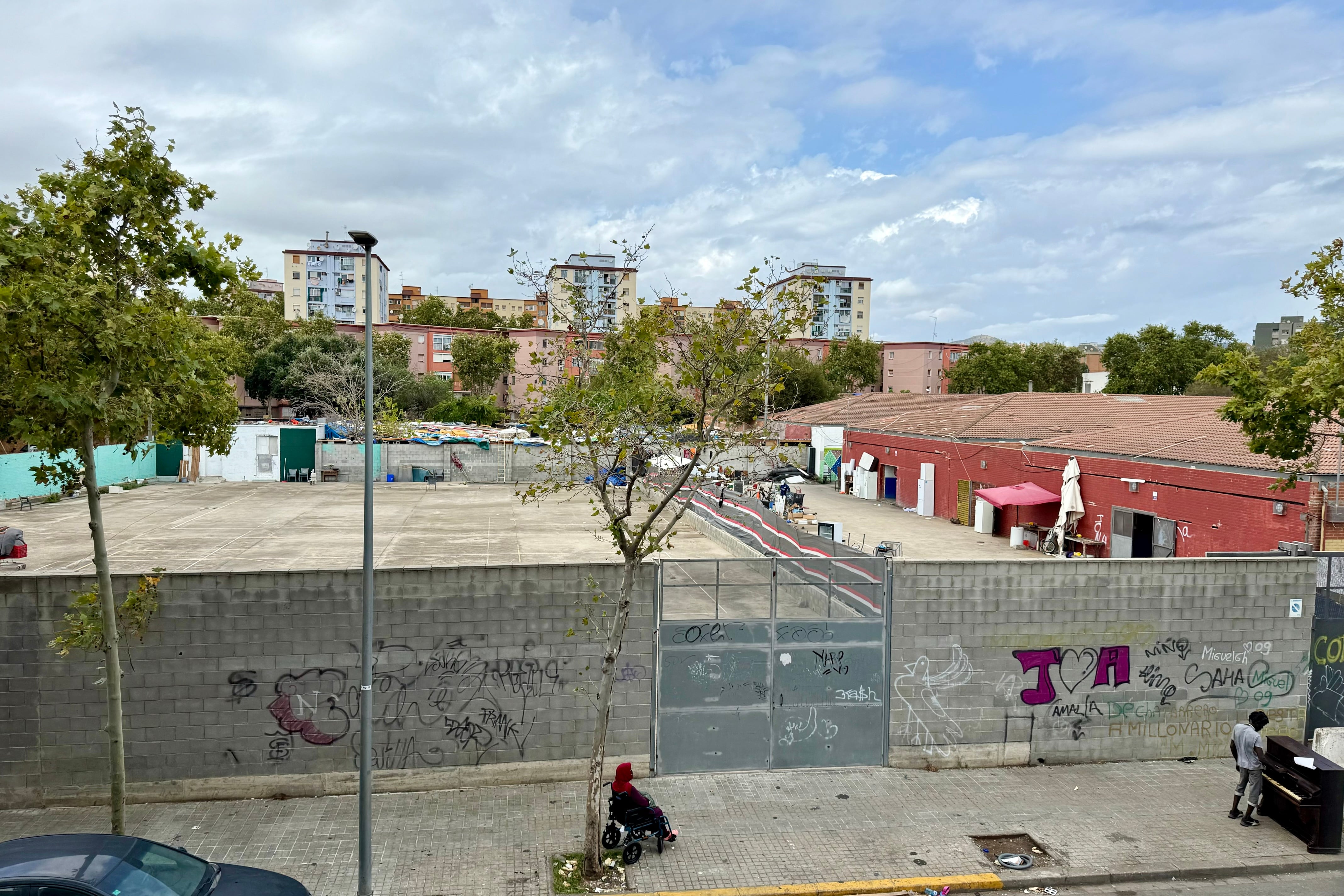 Imatge aèria de l'Institut Badalona IX