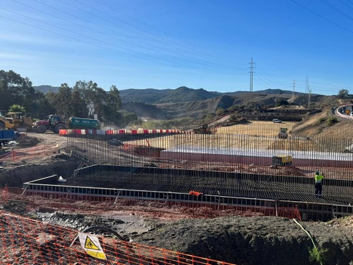 Las obras del Acceso Sur en Algeciras, a buen ritmo