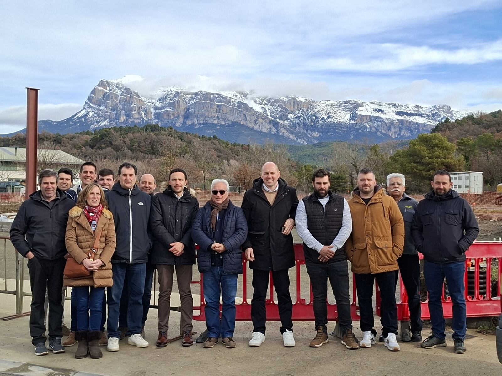 Representantes del PP en la Cooperativa Agropecuaria Sobrarbe
