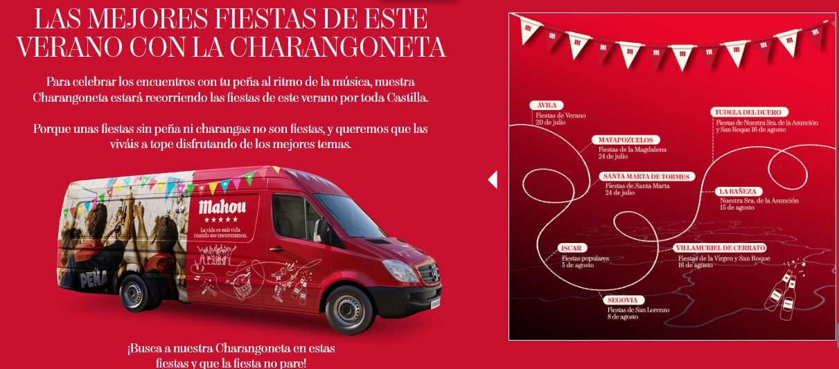 La &#039;Charangoneta&#039; de Mahou estará en los próximos San Roque en Peñafiel