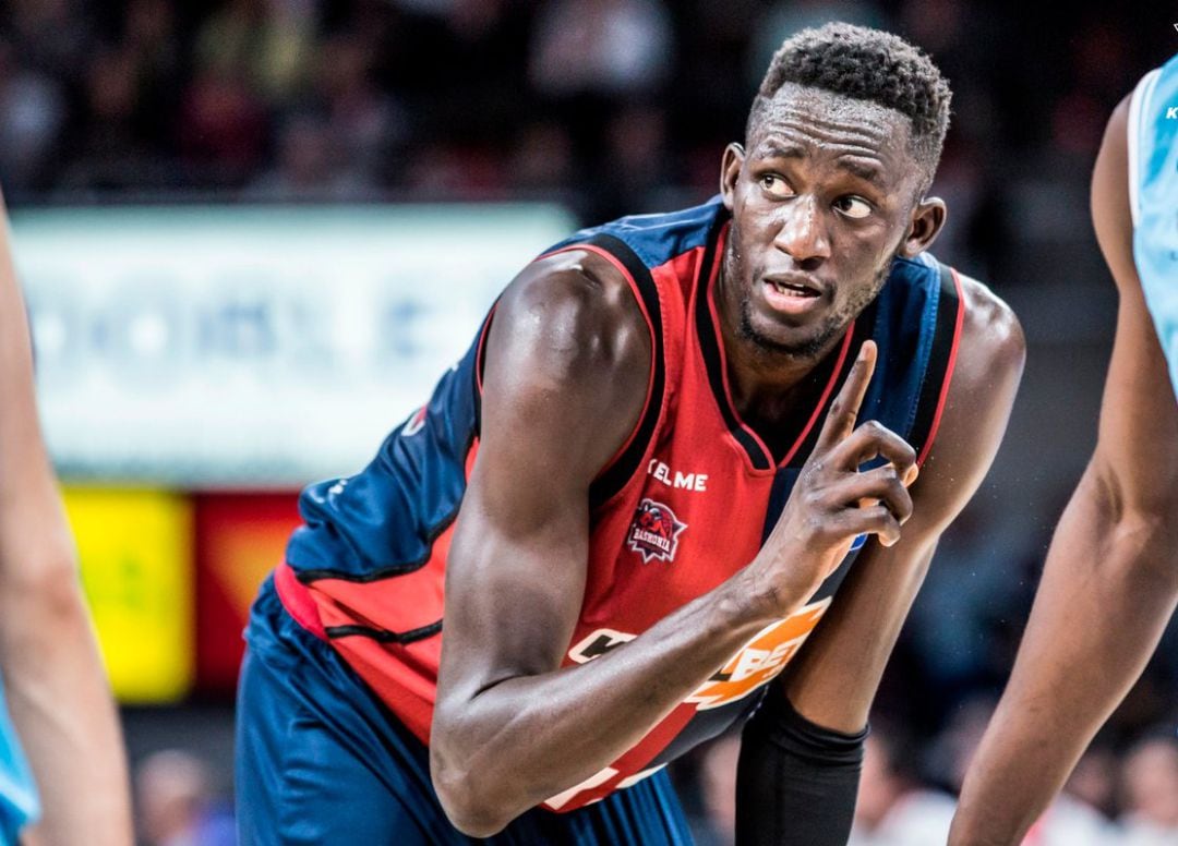 Ilimane Diop en su etapa en Baskonia