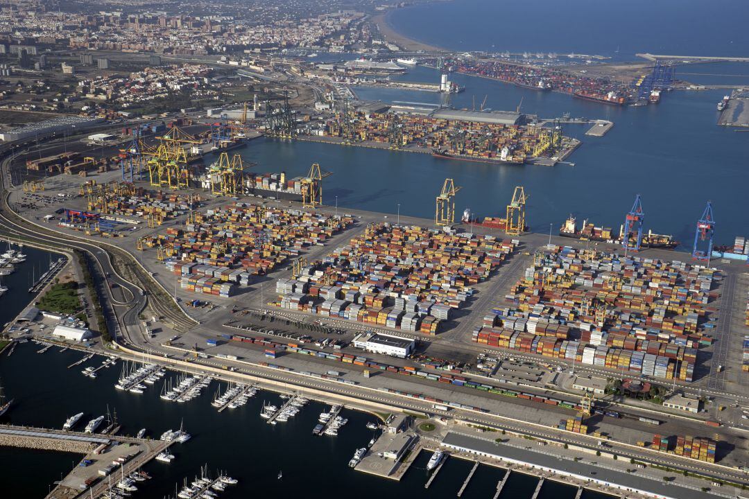 Darsena sur del Puerto de València