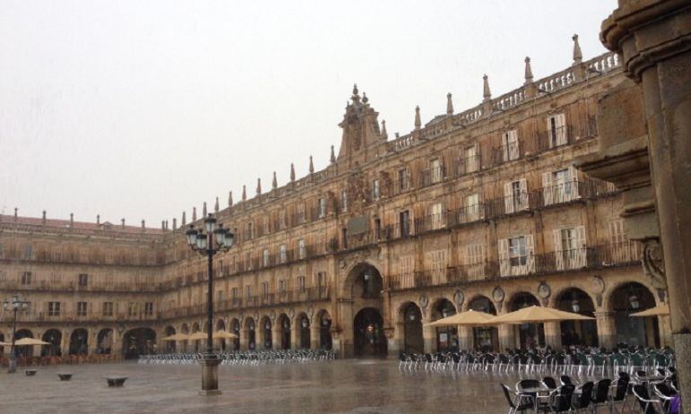 Imagen de la Plaza Mayor de Salamanca.