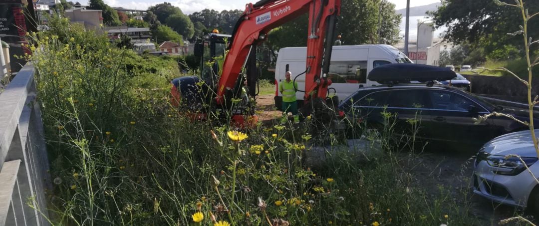Inicio de las obras en el entorno del Materno