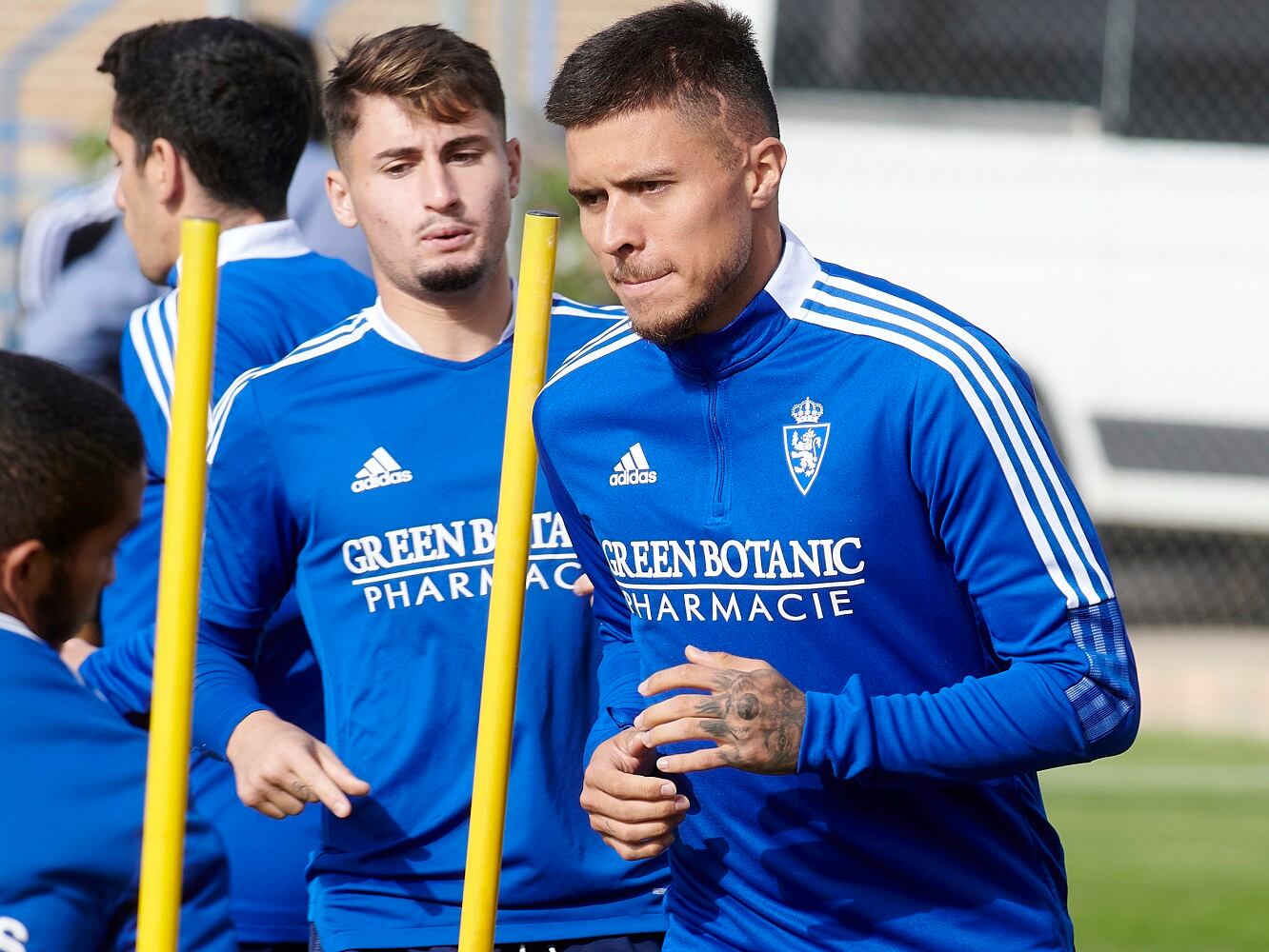 Narváez, durante un entrenamiento en la Ciudad Deportiva