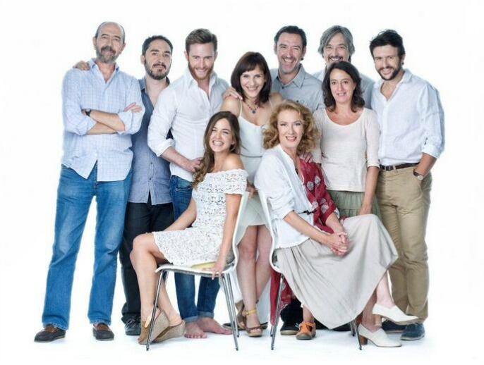 Los actores que protagonizan la obra