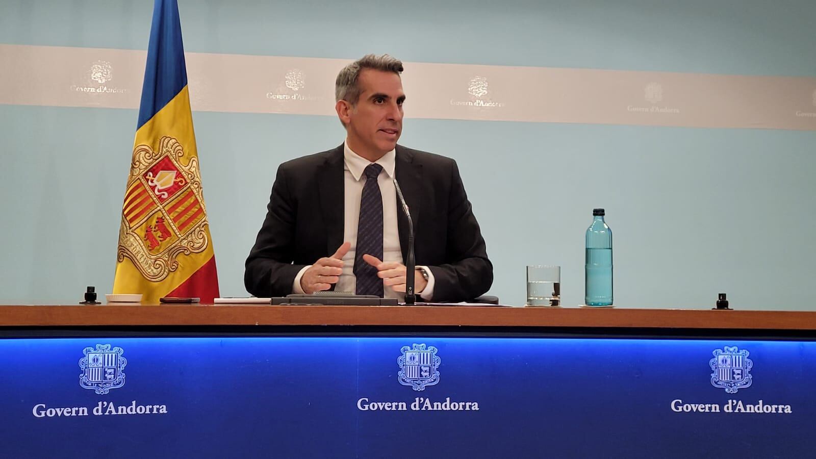 El ministre de Finances i Portaveu, César Marquina.