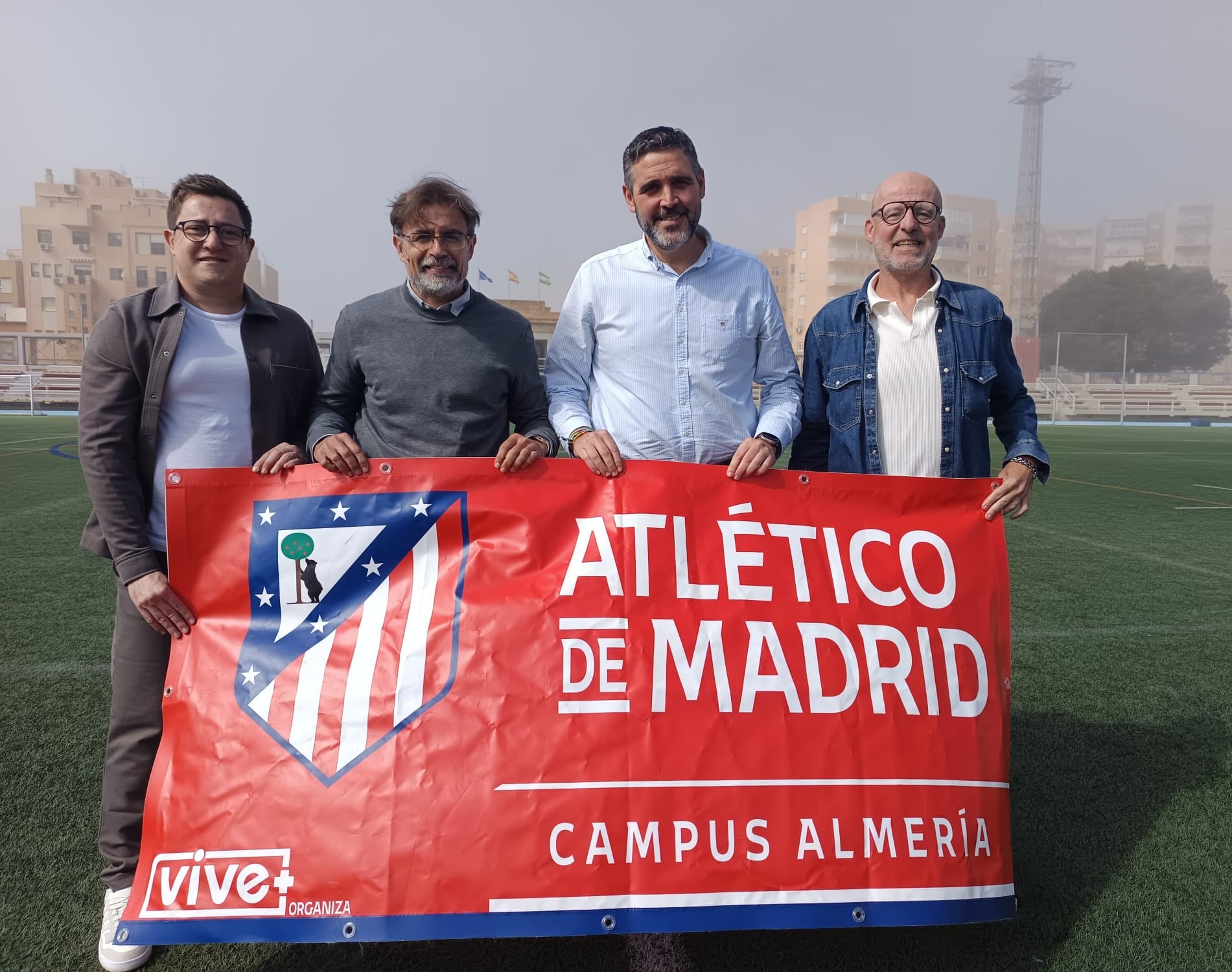 Presentación del Campus del Atlético de Madrid que se celebrará en Almería.