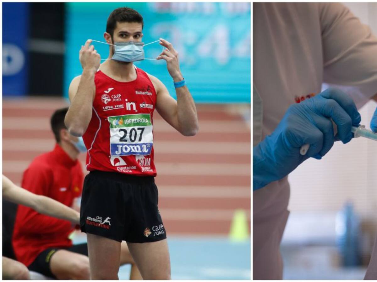 El atleta español campeón de España que también pone vacunas frente al coronavirus