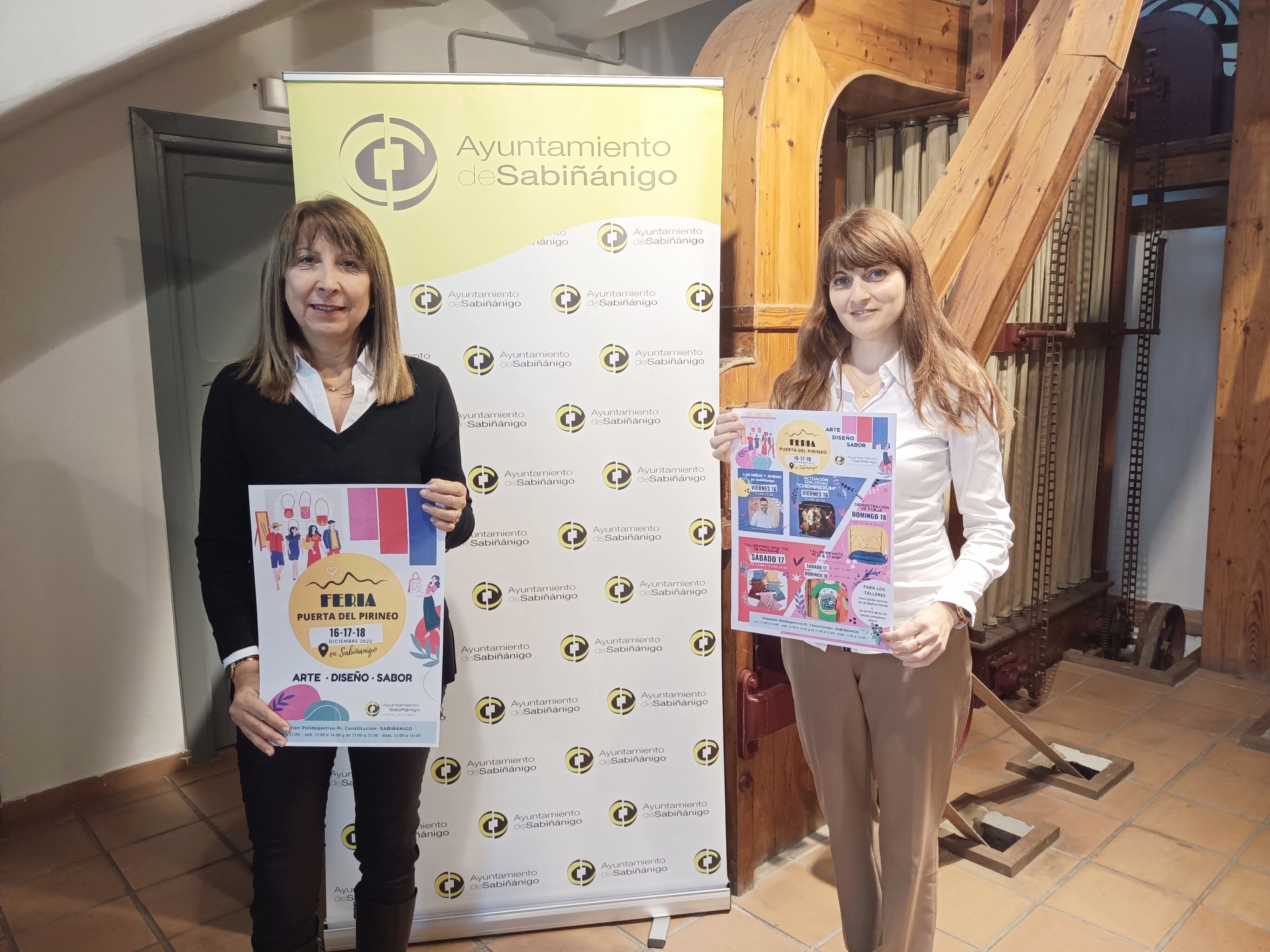 La Feria Puerta del Pirineo se celebra en el polideportivo de la plaza Constitución, en Sabiñánigo