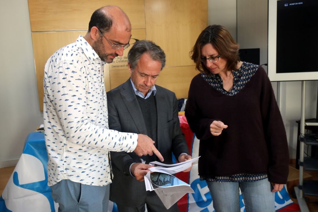 D'esquerra a dreta: Sergi Nuss, Eduard de Ribot i Marta Ball-llosera.