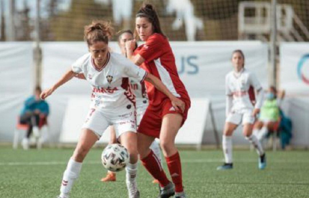 Mati Martínez durante un partido