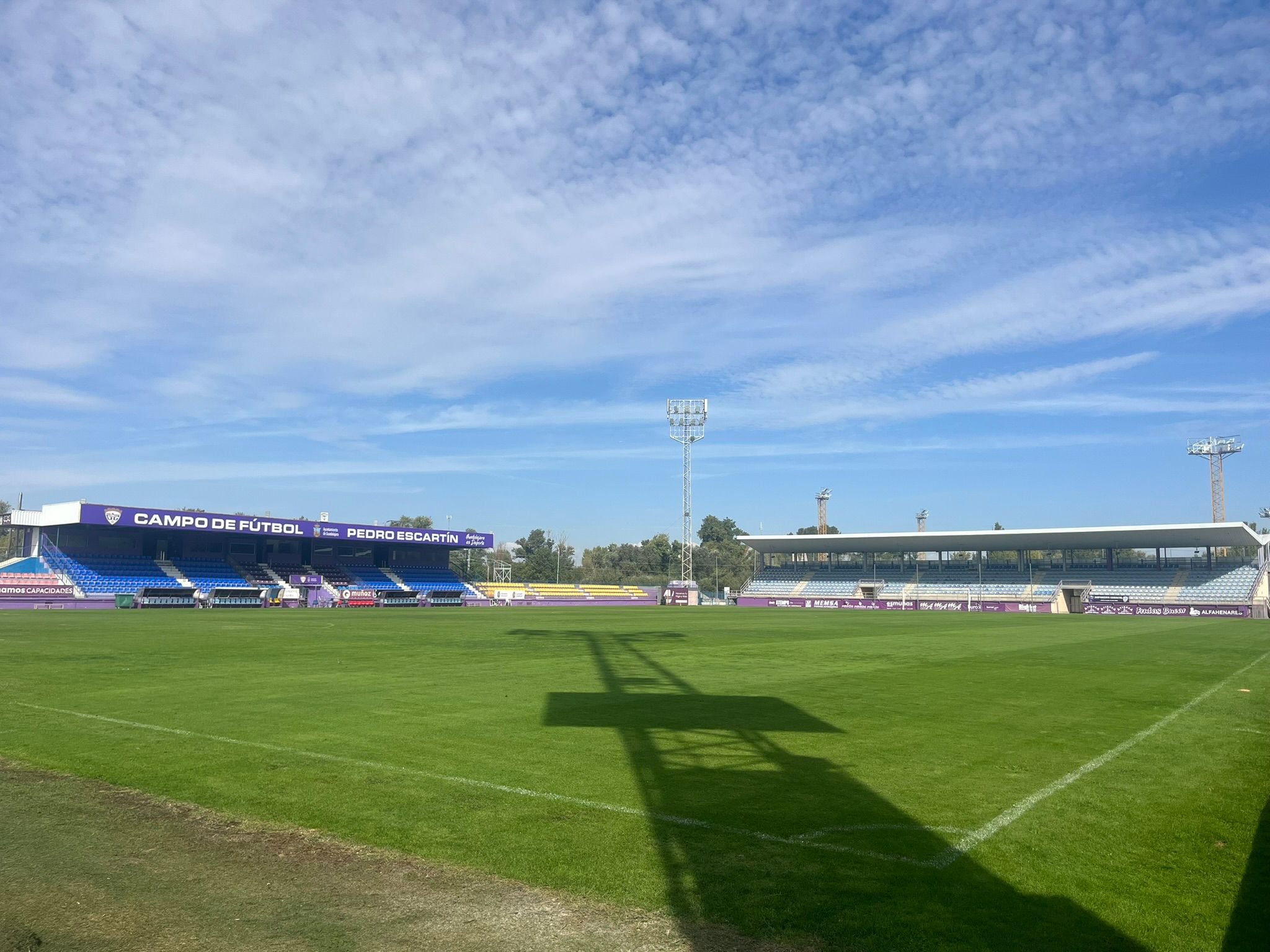 Estadio Pedro Escartín. Foto: María Álvarez