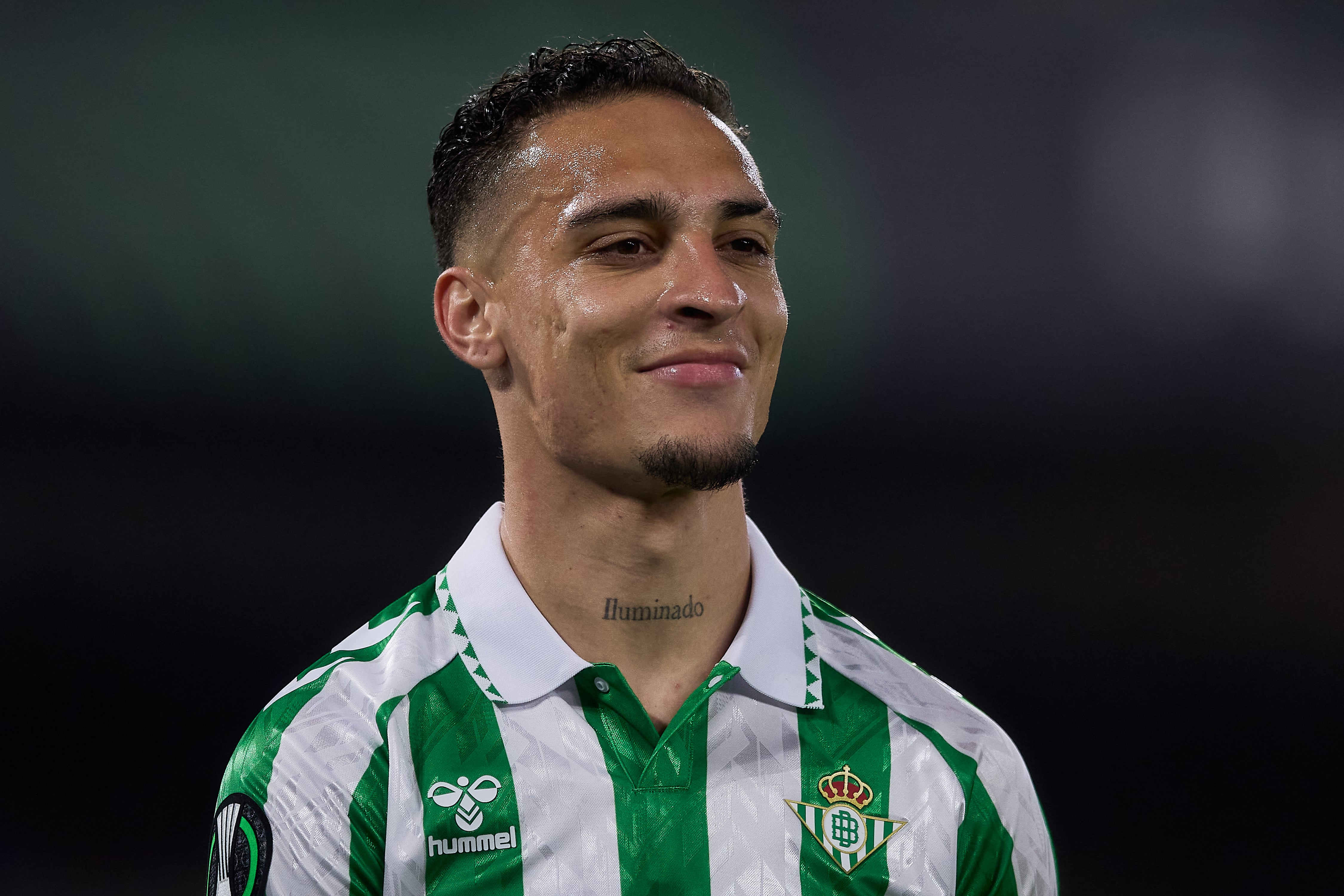 Antony, durante el Betis-Gent de la UEFA Conference League