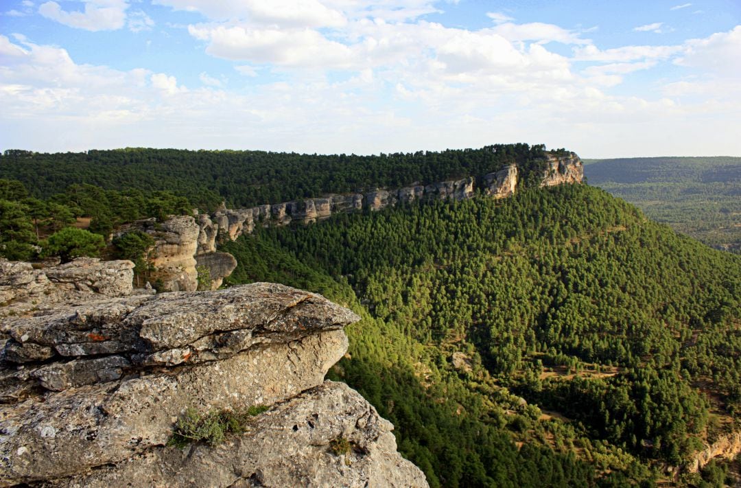 El mirador del Tío Cogote en el parque natural de la Serranía de Cuenca.