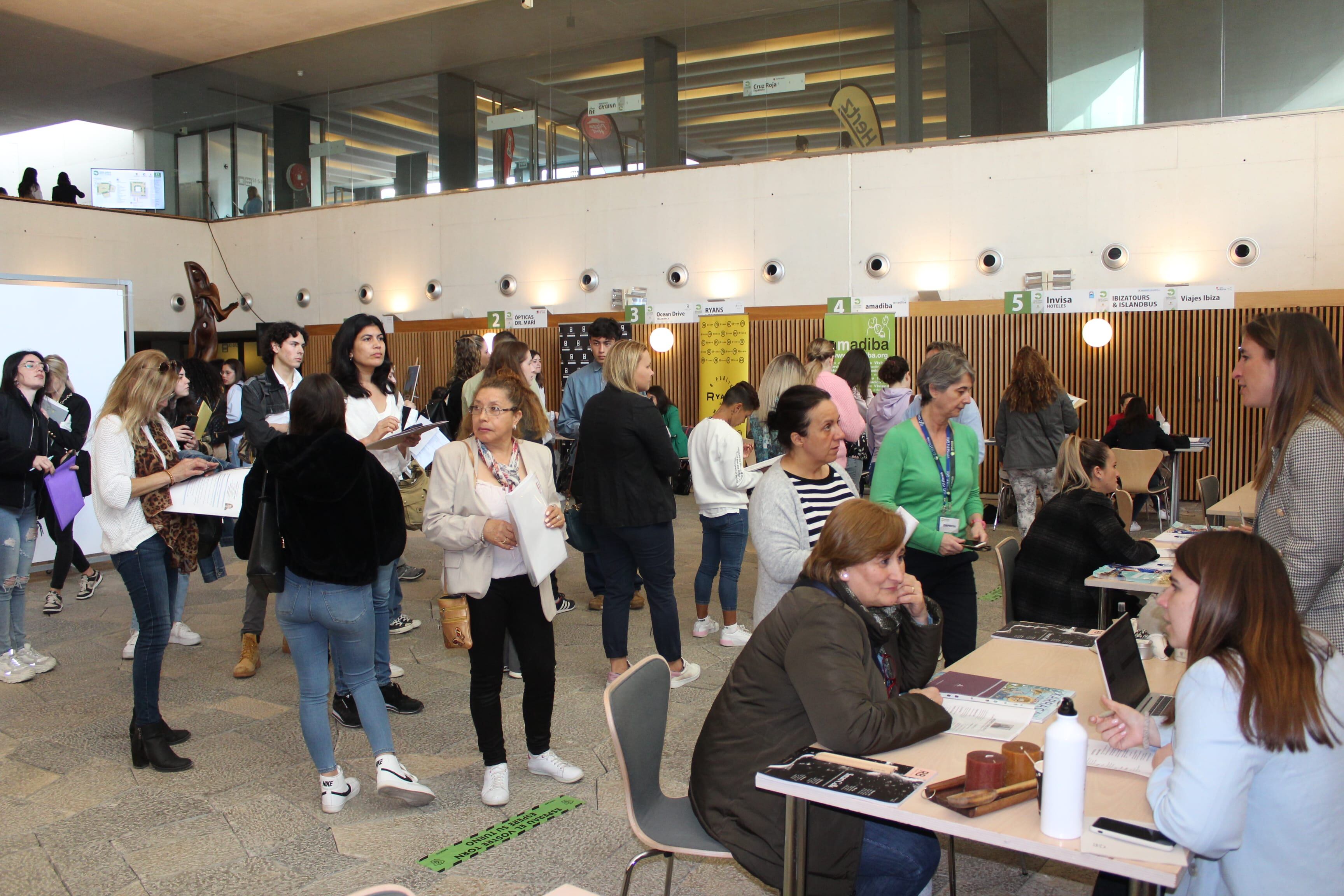 Un momento durante la jornada