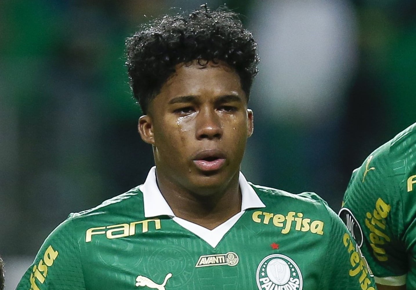 Endrick rompe a llorar en su despedida del Palmeiras