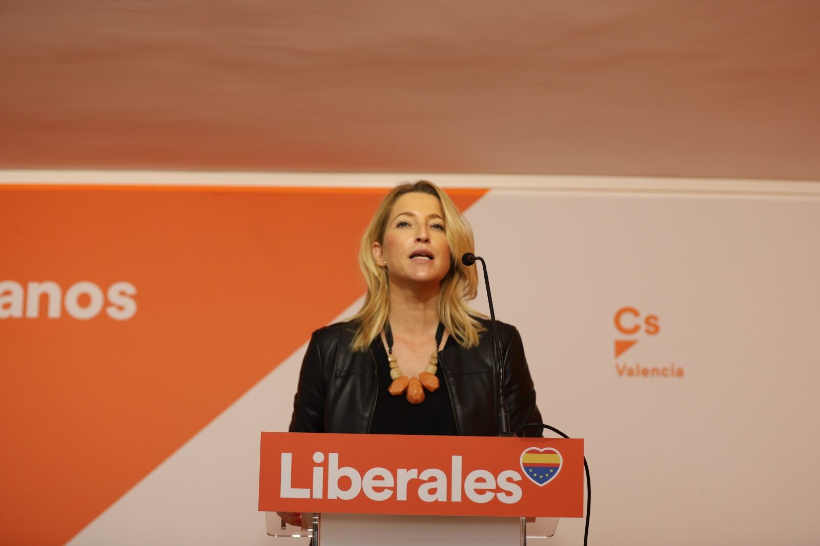 La coordinadora de Ciudadanos en la Comunitat Valenciana, María Muñoz, en una imagen de archivo.