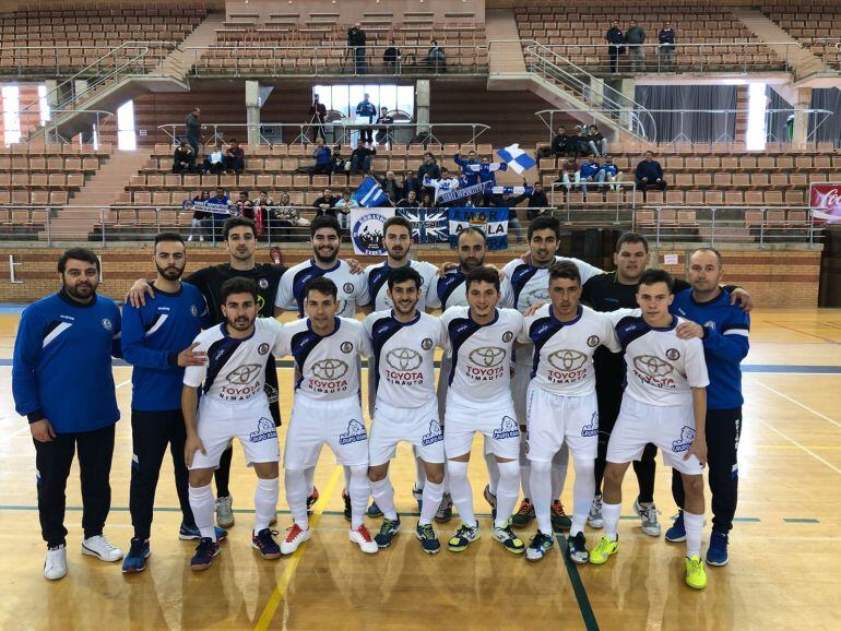 El Xerez Toyota Nimauto formando antes del partido