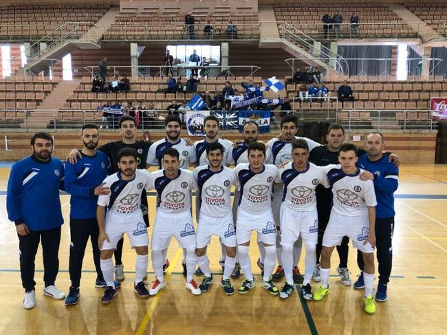 El Xerez Toyota Nimauto formando antes del partido