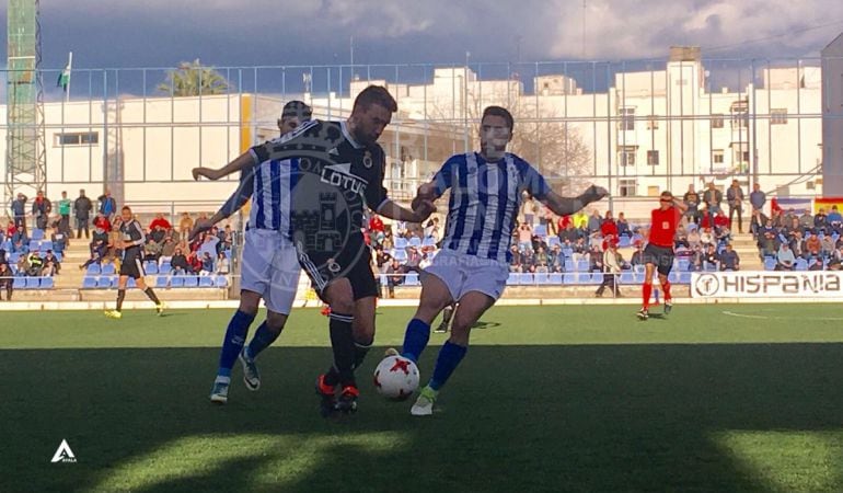 Sergio Rodríguez durante el partido en Écija.