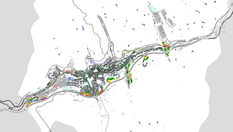 Nuevo mapa del ruido de Eibar