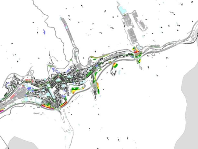 Nuevo mapa del ruido de Eibar