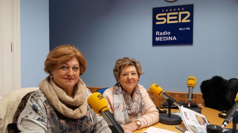 Emilita Casado y Ana Rodríguez, responsables de Manos Unidas en Medina del Campo