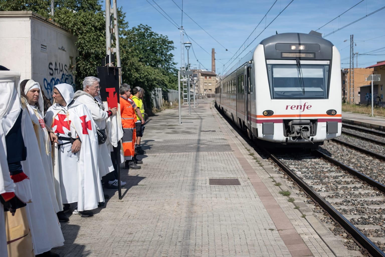 Monzón y Renfe ponen en marcha el Tren Templario para el Homenaje Templario 2026