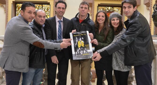 Javier Ojeda en el acto de presentación