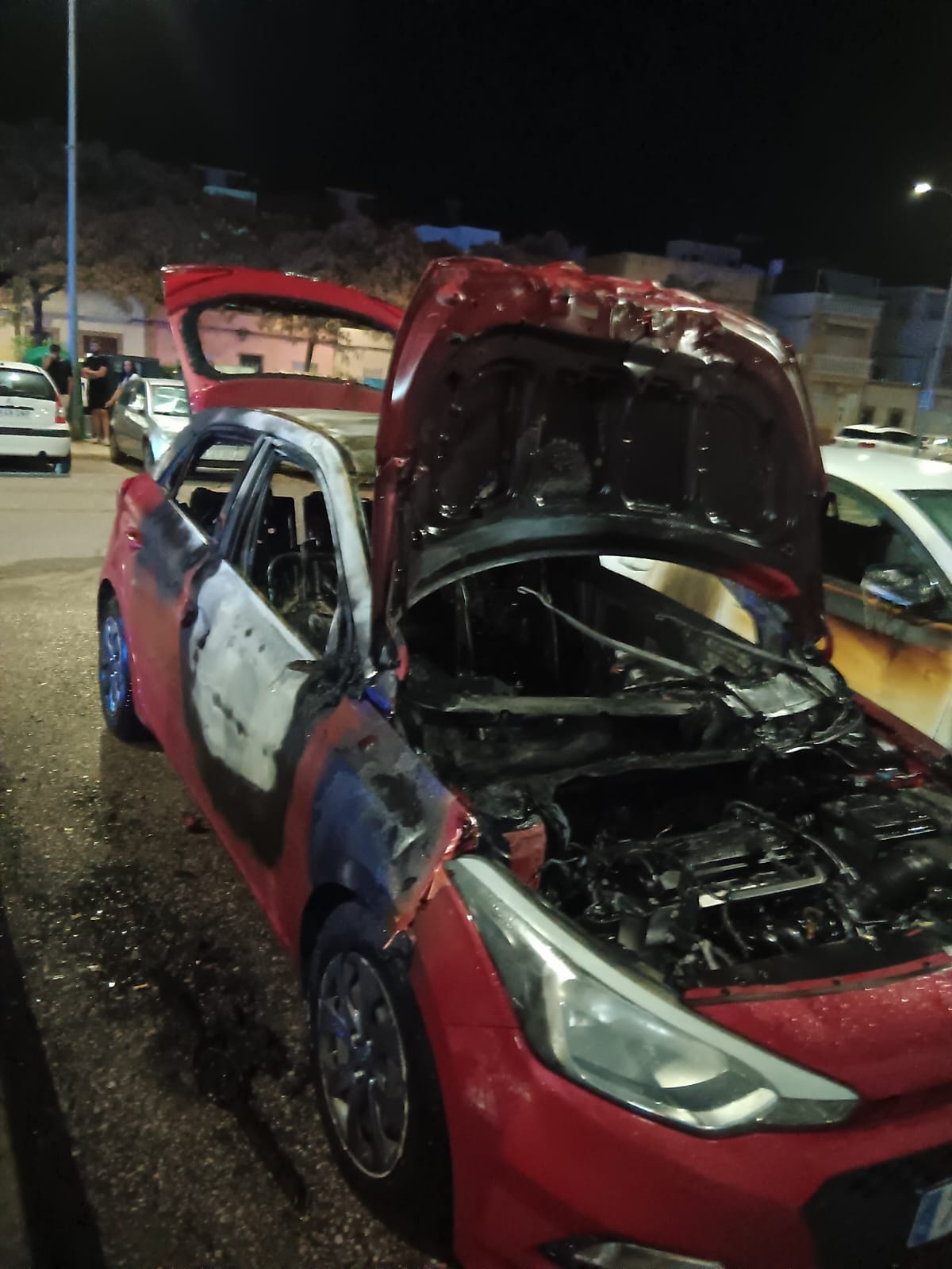 Incendio del Vehículo familiar