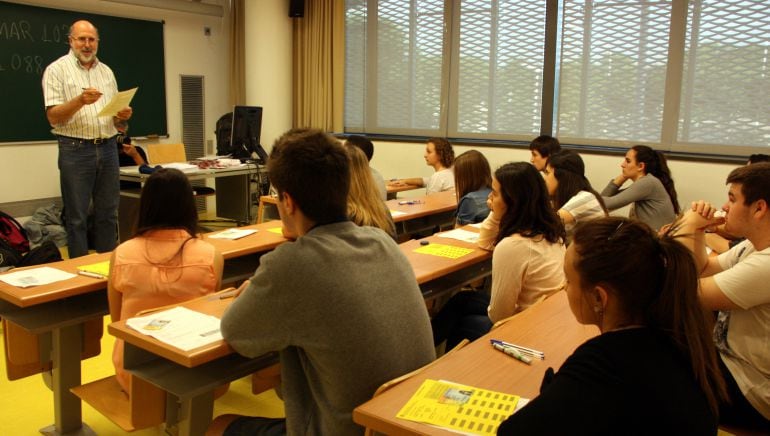 Una aula de secundària