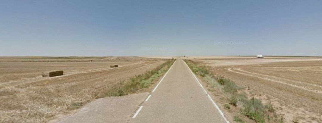 Corte en una carretera de Palencia por obras