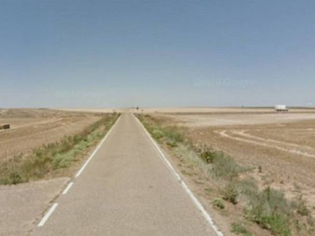 Corte por obras en la carretera P-984 de cruce con N-611 a San Cebrián de Campos