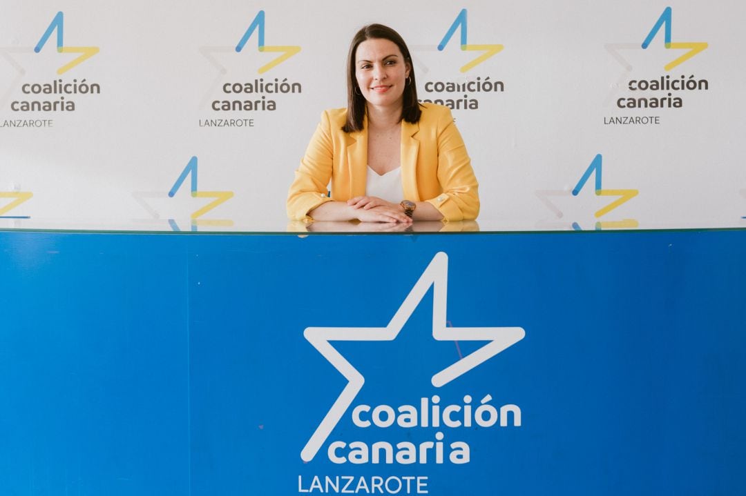 Migdalia Machín, secretaria general de CC en Lanzarote y consejera en el Cabildo.