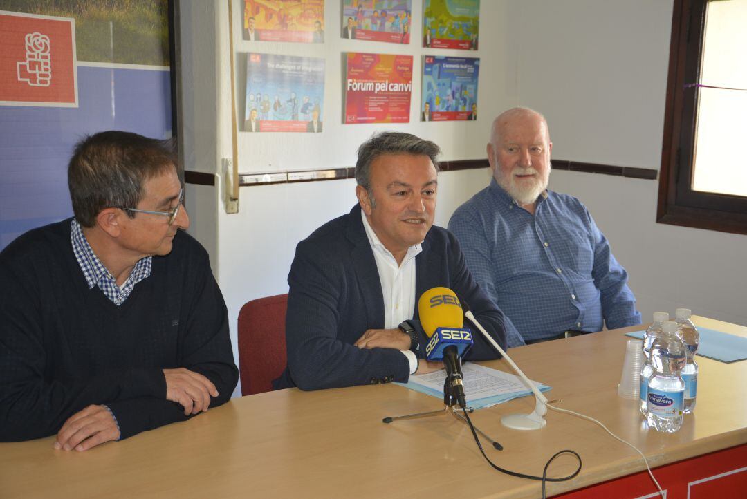 José Chulvi durante la presentación de la candidatura del PSPV-PSOE de Xàbia a las municipales del 26 de mayo.