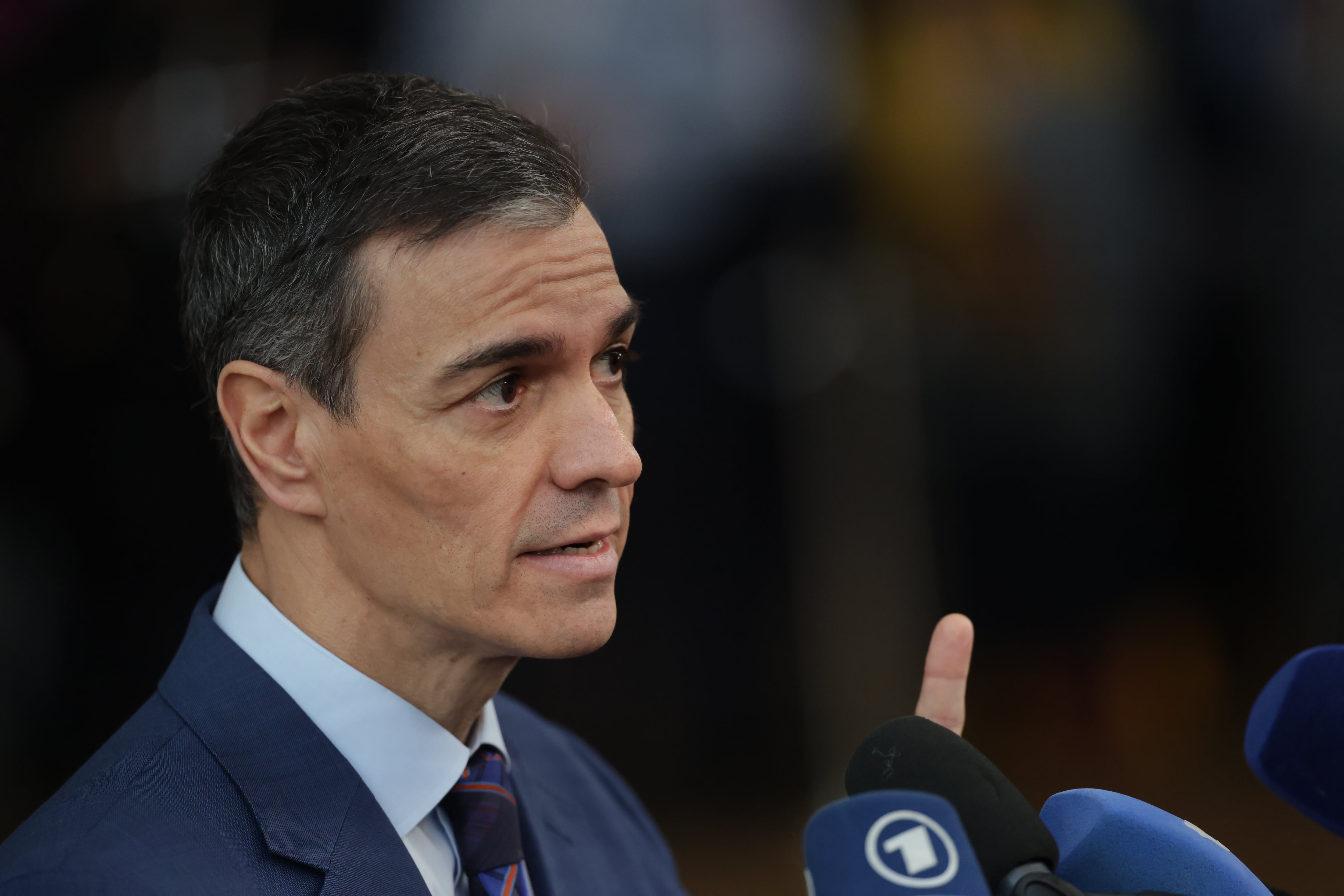 El presidente del Gobierno español, Pedro Sánchez, llega a Bruselas (Bélgica) para asistir a una reunión formal de los miembros del Consejo Europeo, el 19 de marzo de 2026.