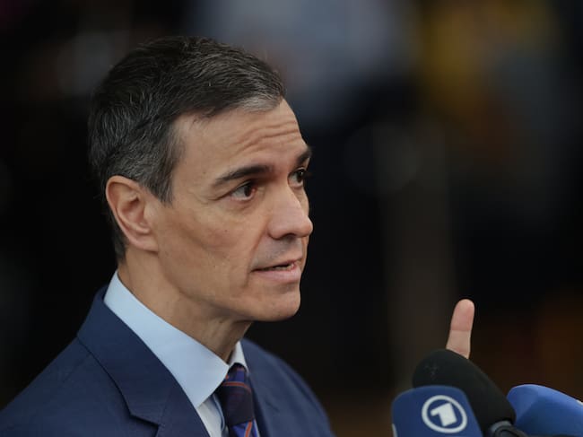 El presidente del Gobierno español, Pedro Sánchez, llega a Bruselas (Bélgica) para asistir a una reunión formal de los miembros del Consejo Europeo, el 19 de marzo de 2026.