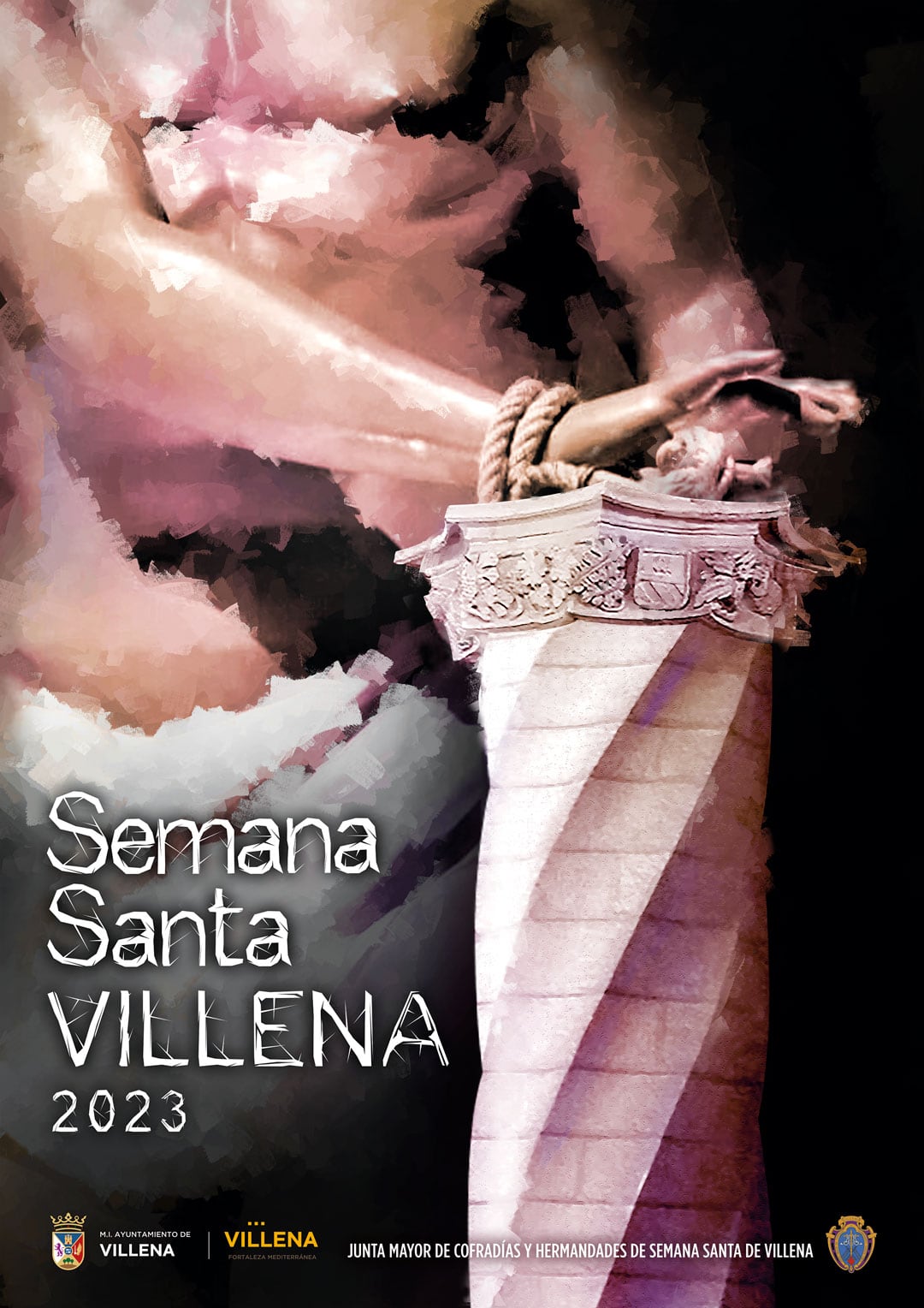 Cartel anunciador de la Semana Santa 2023 en Villena