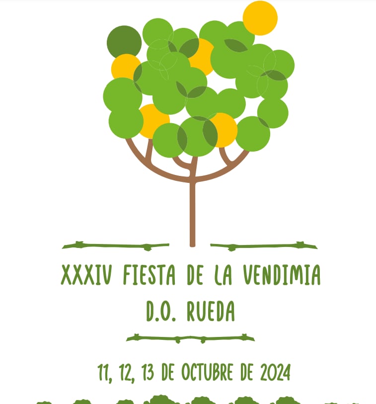 Cartel XXXIV Fiesta de la Vendimia DO Rueda