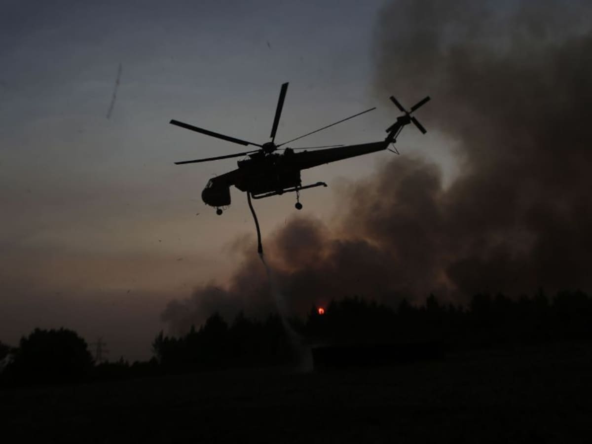 Continúa la lucha contra los incendios en Grecia con el agravante del viento