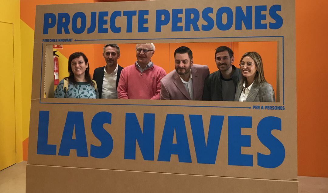 El alcalde de València ha visitado, junto a varios concejales, las nuevas instalaciones de Las Naves