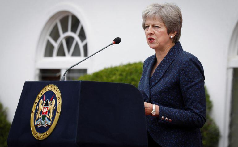 La primera ministra británica, Theresa May