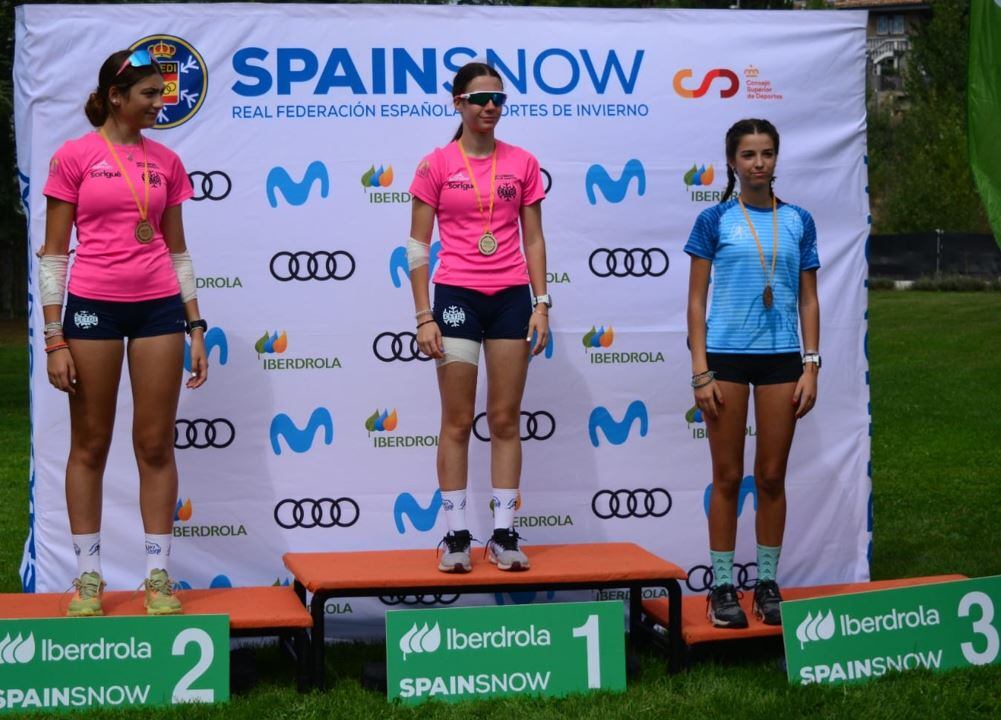 El Ski Club Aspe consiguió varios podios en los Campeonato de España de rollerski