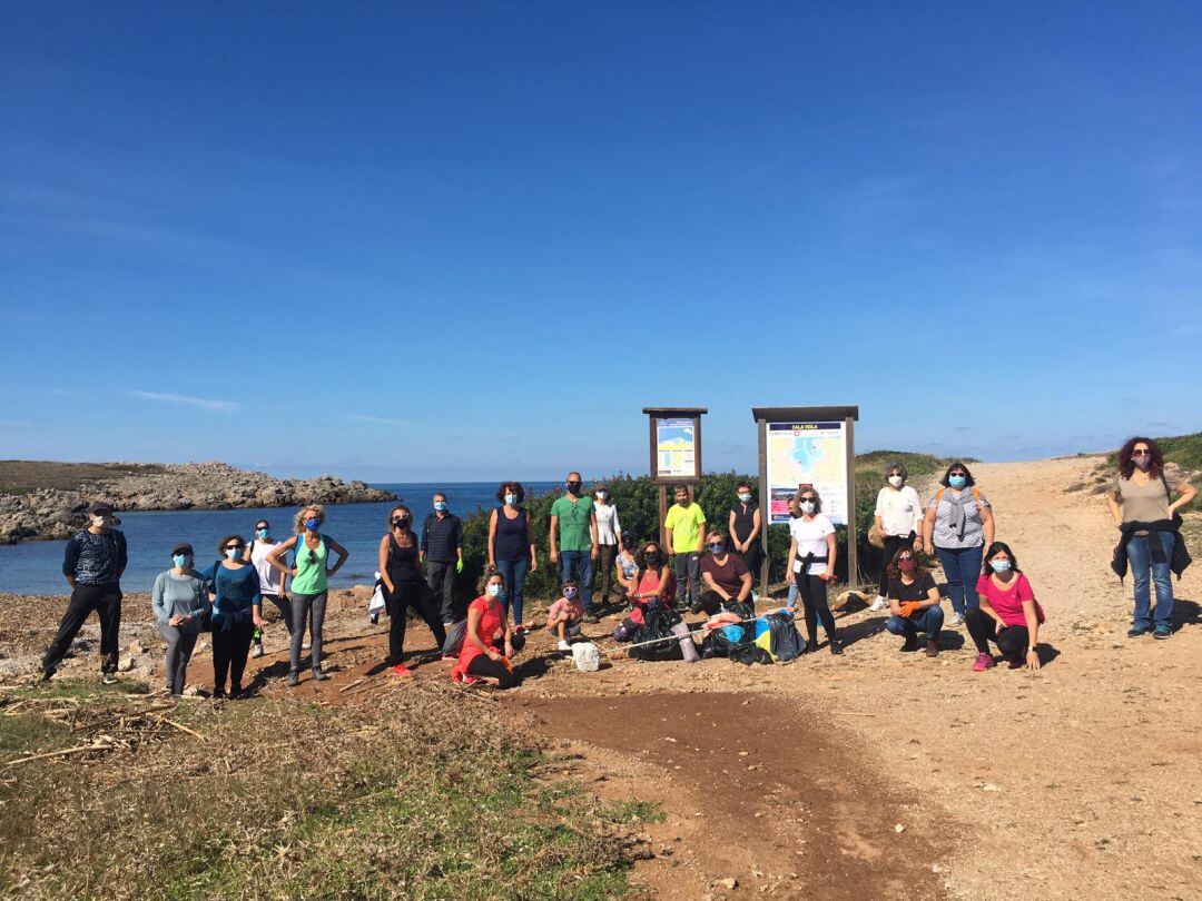 Un grup de voluntaris la passada setmana